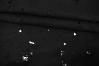 Джинса хлопковая рваная Черная CVC H14/6 NN10 19112504