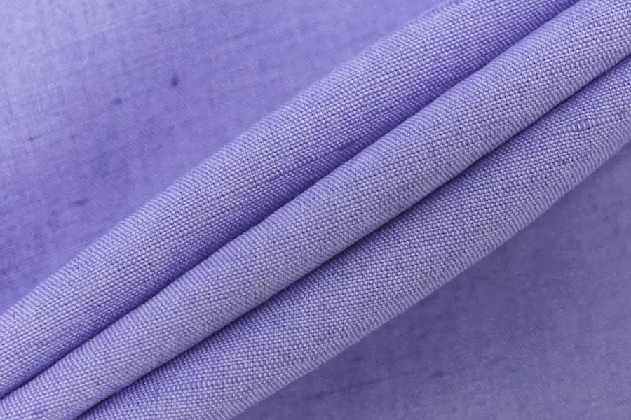Лен с хлопком костюмно-плательный Сиреневато-голубой CVC H15/4 F10 19112505