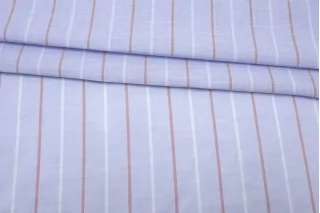 Рубашечный хлопок со льном в полоску Голубой CVC H00 EE10 19112513