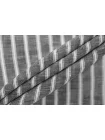 Лён рубашечно-плательный в полоску Чёрно-белый CVC H16/3 F20 19112518
