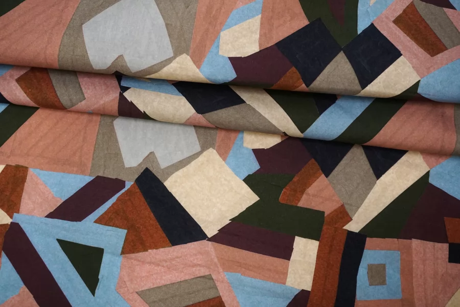 Рубашечный хлопок геометрия разноцветная CVC H00 EE10 19112528