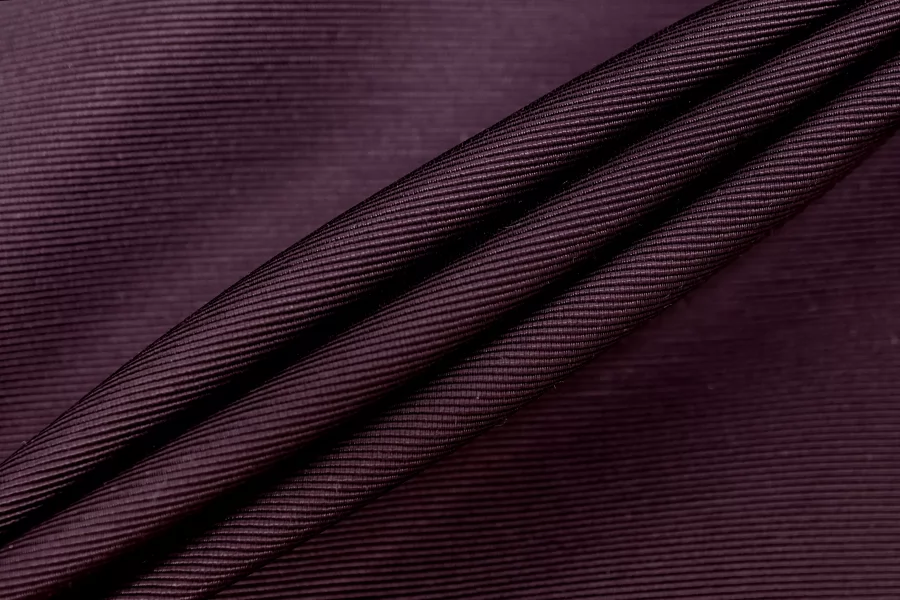Репс костюмный хлопок с ацетатом Сливовый CVC H10/7  E70 19112546