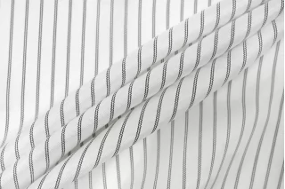 Подкладочный ацетат в полоску Чёрно-белый CVC H50/2 U11 19112558