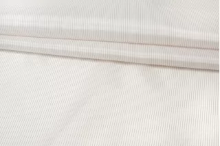 Подкладочная вискоза в полоску Бело-бежевая CVC H5011 U11 19112572