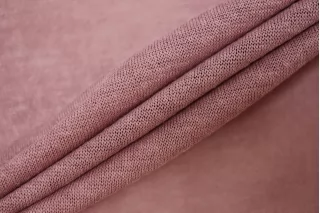 Трикотаж хлопковый с шерстью кулирка Розовый CVC H00 EE10 20112589