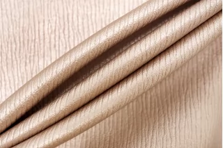 Экокожа "под слона" на утеплённом трикотаже Розовое золото CVC H17/1 LL10 21112508