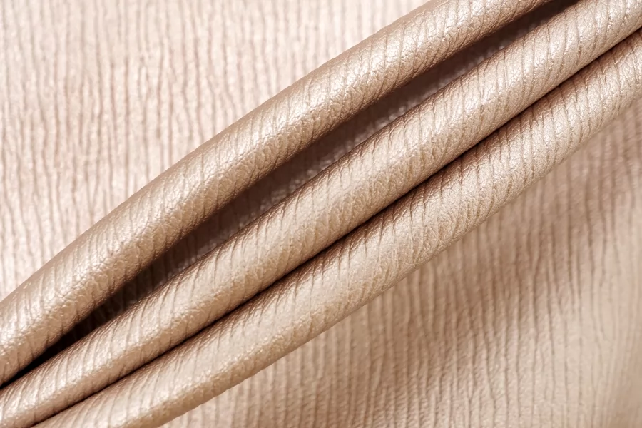 Экокожа "под слона" на утеплённом трикотаже Розовое золото CVC H17/1 LL10 21112508