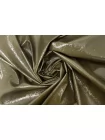 Экокожа лаке на трикотаже Хаки CVC H17/1 LL40 21112511