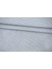 Фланель хлопковая рубашечная гусиная лапка ALBINI Бело-голубая CVC Н12 B40 21112523