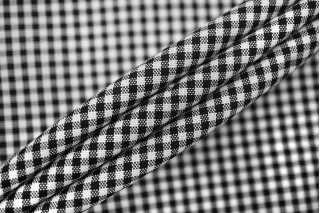 Рубашечный хлопок в клетку CANCLINI Чёрно-белый CVC H6 B50 21112532