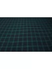 Рубашечный хлопок в клетку Сине-зелёный CVC H12 B70 21112549