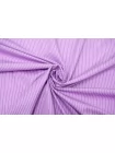 Рубашечный хлопок в полоску CANCLINI Бело-сиреневый CVC H5 A30 21112550