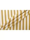 Рубашечный хлопок мерсеризованный в полоску CANCLINI Бело-горчичный CVC Н5 A30 21112552
