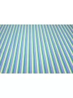 Рубашечный хлопок в полоску CANCLINI Жёлто-зелёно-голубой CVC H5 A30 21112554