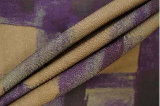 Вискоза твиловая плательная Абстракция CVC H00 FF77 21112565