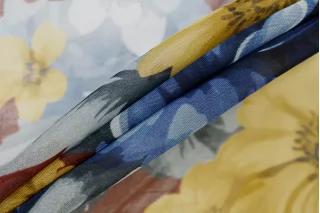 Батист вискоза с шелком Цветы CVC H00 FF55 21112587