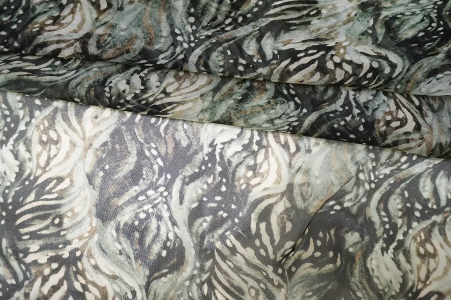 Батист хлопок с шёлком АбстракцияCVC H2/4 O11 21112591