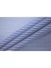 Трикотаж вискозный холодный Сине-белая полоска SF H43/4 V40 1072615