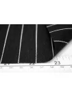 Лён с вискозой плательно-костюмный Чёрный в полоску FRM H16/2 G20 14052676