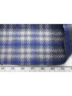 Фланель хлопковая плотная Сине-серая клетка CVC H12 B60 20052634