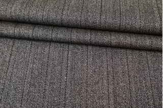 Костюмная шерсть MAX MARA В полоску серо-коричневая DJ H60\4 HH40 25052614