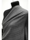 Костюмная шерсть-стрейч ARMANI Чёрно-серая DJ H59/4 HH60 25052616
