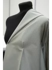 Хлопок костюмный в полоску ARMANI Бело-зелёный DJ H9/2 B70 25052626