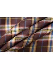 Хлопок костюмный в клетку MAX MARA Сливово-коричневый DJ H11/1 B70 25052653