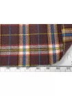 Хлопок костюмный в клетку MAX MARA Сливово-коричневый DJ H11/1 B70 25052653
