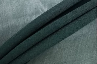 ОТРЕЗ 1,25 М ДЕФЕКТ Шифон шелковый MAX MARA Тёмный изумрудный MM (ДФ9) 31092517-1