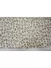Шифон-креш шёлковый MAX MARA Леопард на молочном MM H28/1 N60 20042605