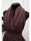 Вискоза креповая плательно-блузочная MAX MARA Бордово-коричневая MM H22/4 j30 20042608