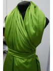 Атлас вискозный плательно-блузочный MAX MARA Зелёное яблоко MM H22/1 J30 20042609