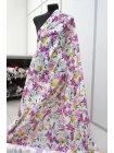 Батист хлопковый MAX MARA Цветы и лимоны на молочном MM H2/2 A33 20042614