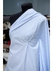 Рубашечный хлопок мерсеризованный MAX MARA Белый в голубую полоску MM Н5 А30 20042617