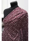 Хлопок сатиновый рубашечный MAX MARA Цветы белые на сливово-винном MM H9/7 A77 20042618