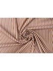 Рубашечный хлопок MAX MARA Бело-коричневый в полоску MM H5 A40 20042629