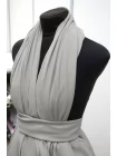 Вискоза креповая плательно-блузочная MAX MARA Тёплая серая MM H22/4 j33 20042633