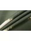 Хлопок рубашечно-плательный MAX MARA Зелёный в бежевую полоску MM H9/2 A77 20042642