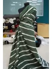 Хлопок рубашечно-плательный MAX MARA Зелёный в бежевую полоску MM H9/2 A77 20042642