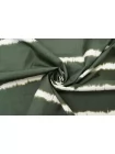 Хлопок рубашечно-плательный MAX MARA Зелёный в бежевую полоску MM H9/2 A77 20042642
