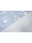 Репс костюмно-плательный хлопковый с вискозой MAX MARA Цветы на голубом MM  H11/2 E44 20042645