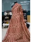 Хлопок рубашечно-плательный MAX MARA Орнамент бордовый MM H9/2 A44 20042648
