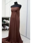 Крепдешин шёлк с ацетатом плательно-блузочный MAX MARA Бордово-коричневый MM H30/4 O50 20042656