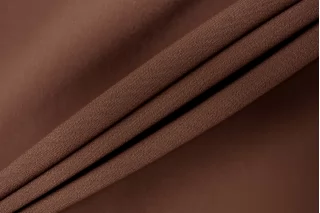 Крепдешин шёлк с ацетатом плательно-блузочный MAX MARA Бордово-коричневый MM H30/4 O50 20042656