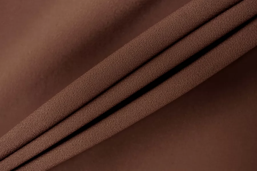 Крепдешин шёлк с ацетатом плательно-блузочный MAX MARA Бордово-коричневый MM H30/4 O50 20042656