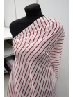 Батист хлопок с шёлком MAX MARA Вишнёвая полоска MM H2/3 O30 20042660