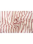 Батист хлопок с шёлком MAX MARA Вишнёвая полоска MM H2/3 O30 20042660