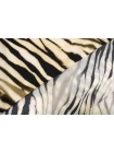 Атлас вискозный плательно-блузочный MAX MARA Полосатый бежево-коричневый MM H21/2 H40 20042667