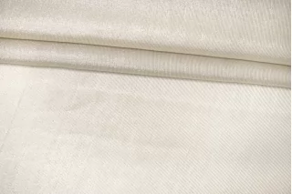 ОТРЕЗ 2 М Шифон вискозный с люрексом MAX MARA Молочный MM (07) 20042672-1